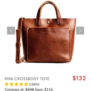 Portland leather mini crossbody